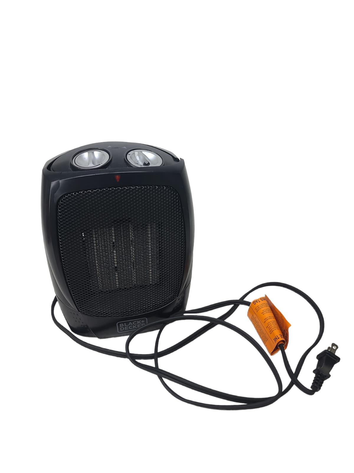 BLACK+DECKER Black Personal Ceramic Indoor Heater & Fan with 4 Settings