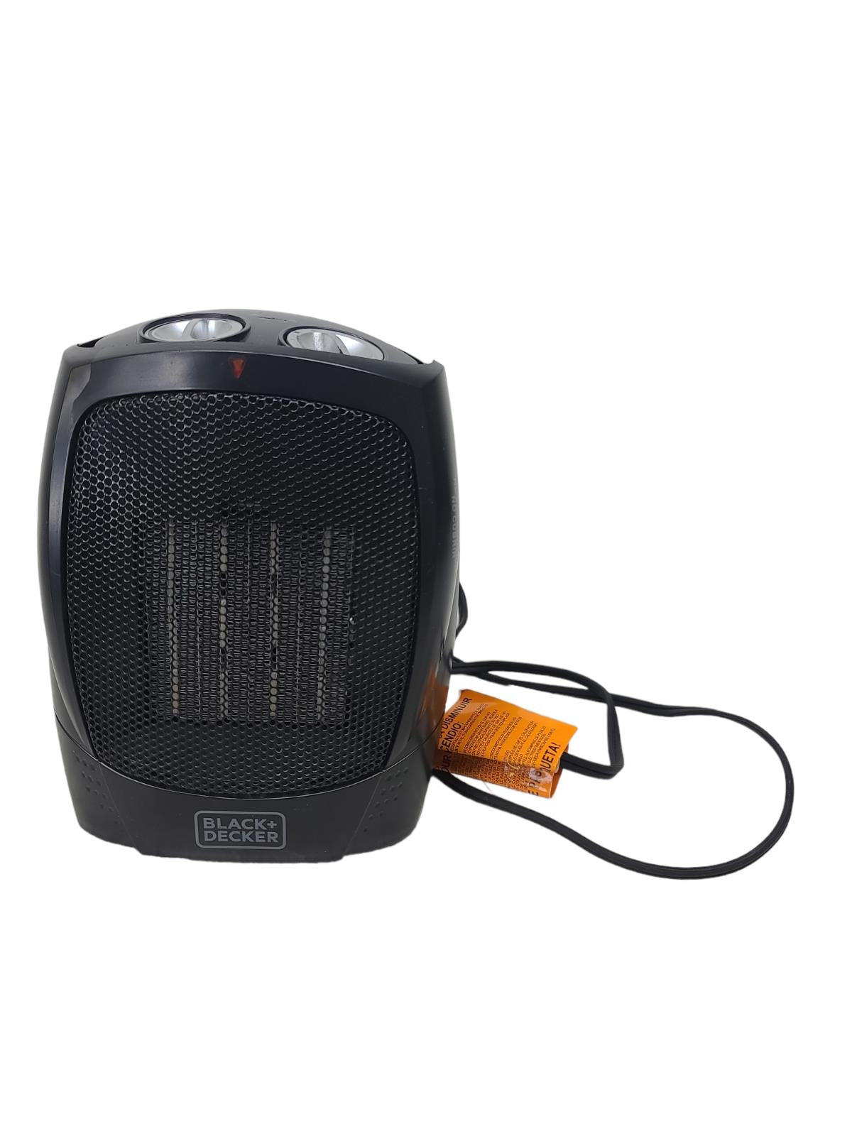 BLACK+DECKER Black Personal Ceramic Indoor Heater & Fan with 4 Settings