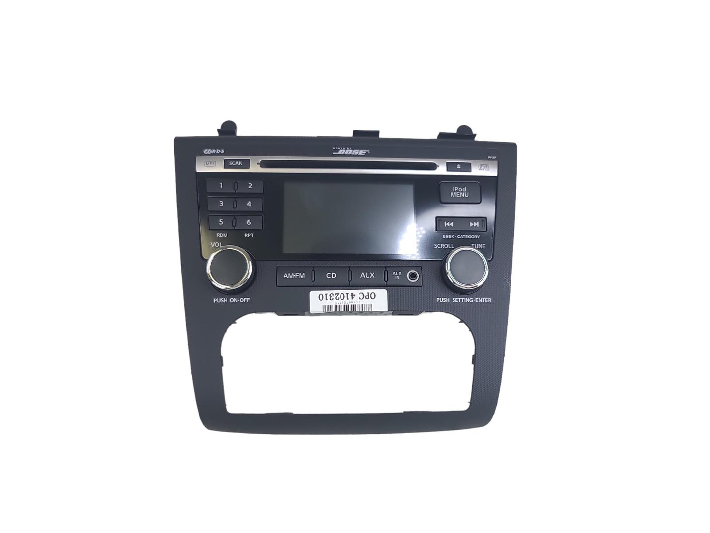 2010-2013 Nissan Altima Bose CQ-JN2861VD Radio AM FM Aux CD Player 28185 ZX00A