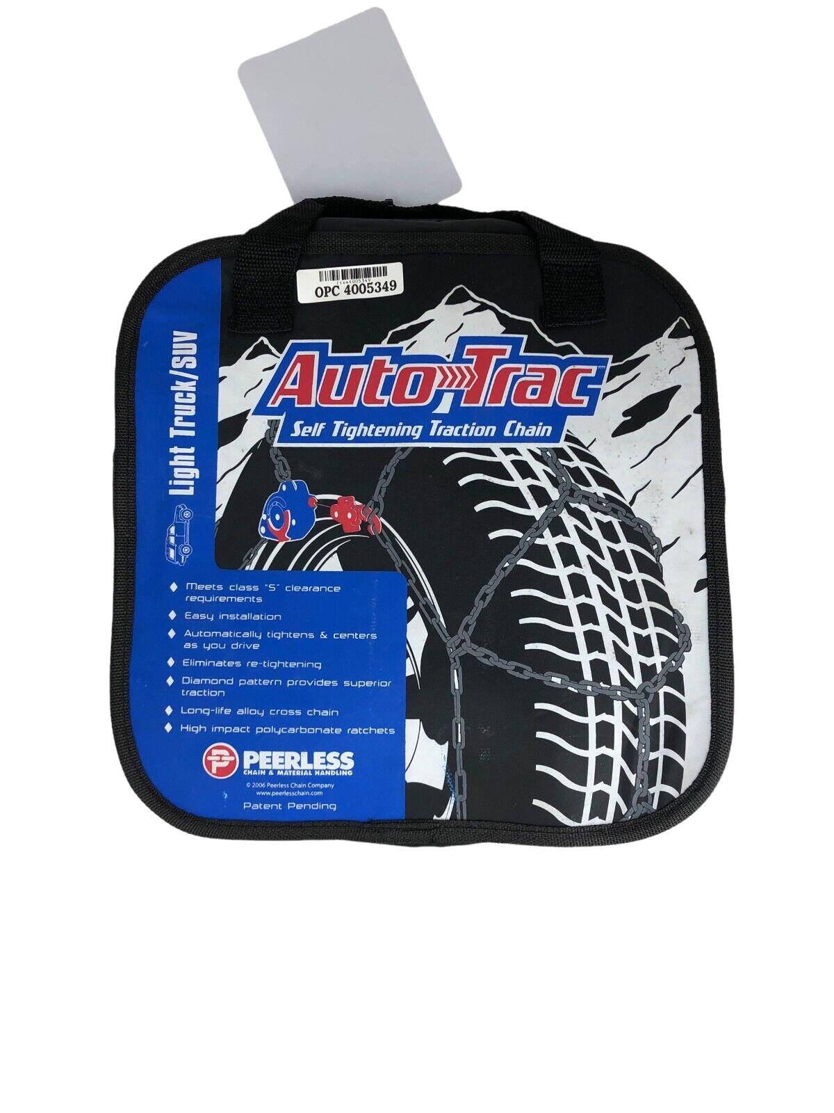 Peerless 0232105/0231905 Tire Chains for 31x10.50+15, LT235/80R17 Tire Sizes