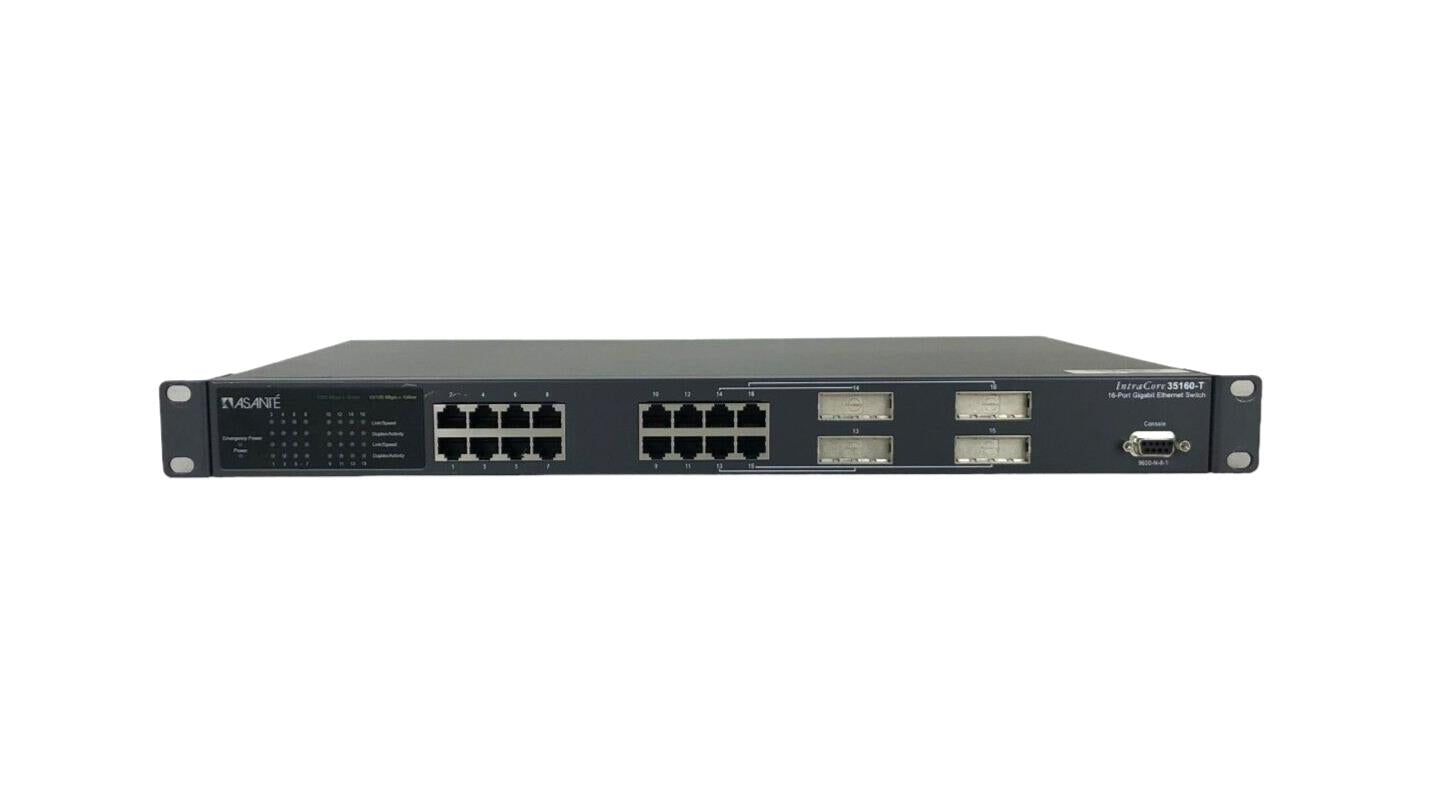 Asanté intracore 35160-T 16-Port Gigabit Ethernet Switch