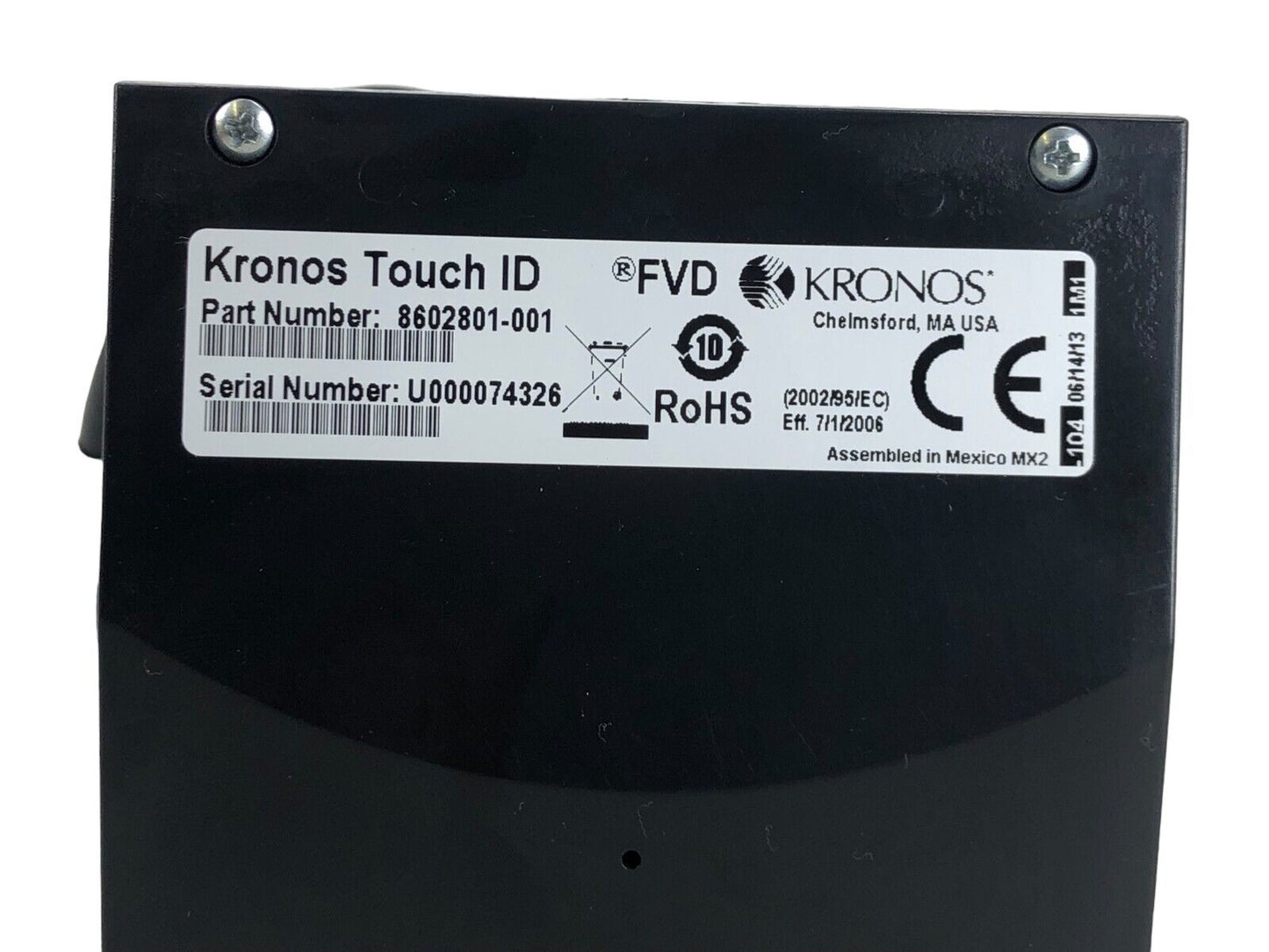 Kronos 8602801-001 Biometric Reader TOUCH ID