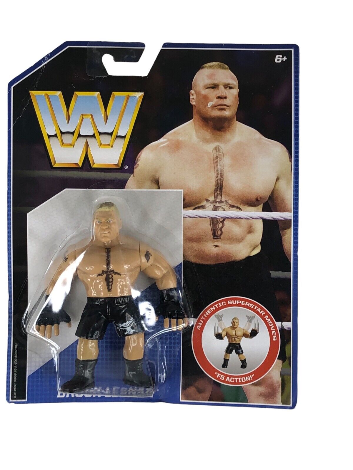 WWE Mattel Retro Brock Lesnar Action Figure  - New