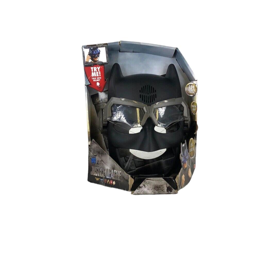 DC Comics Justice League Batman Voice Changing Tactical Role Play Helmet - NEW