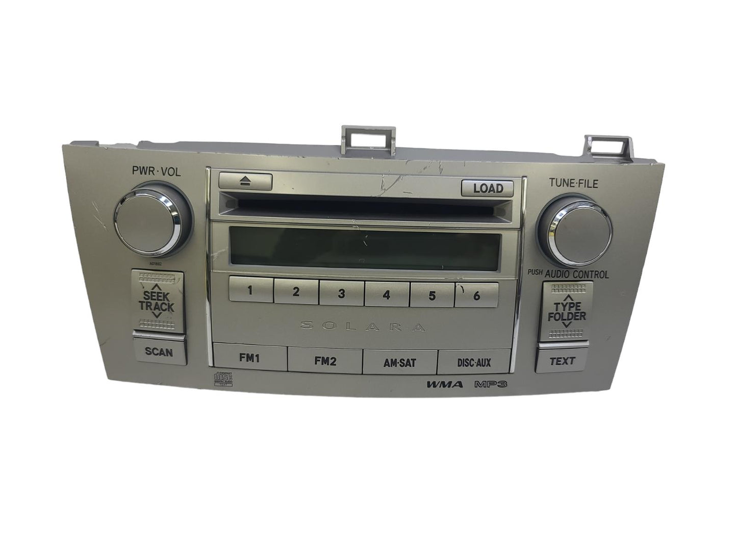 2007-2008 TOYOTA SOLAR OEM RADIO STEREO CD PLAYER 86120-06420