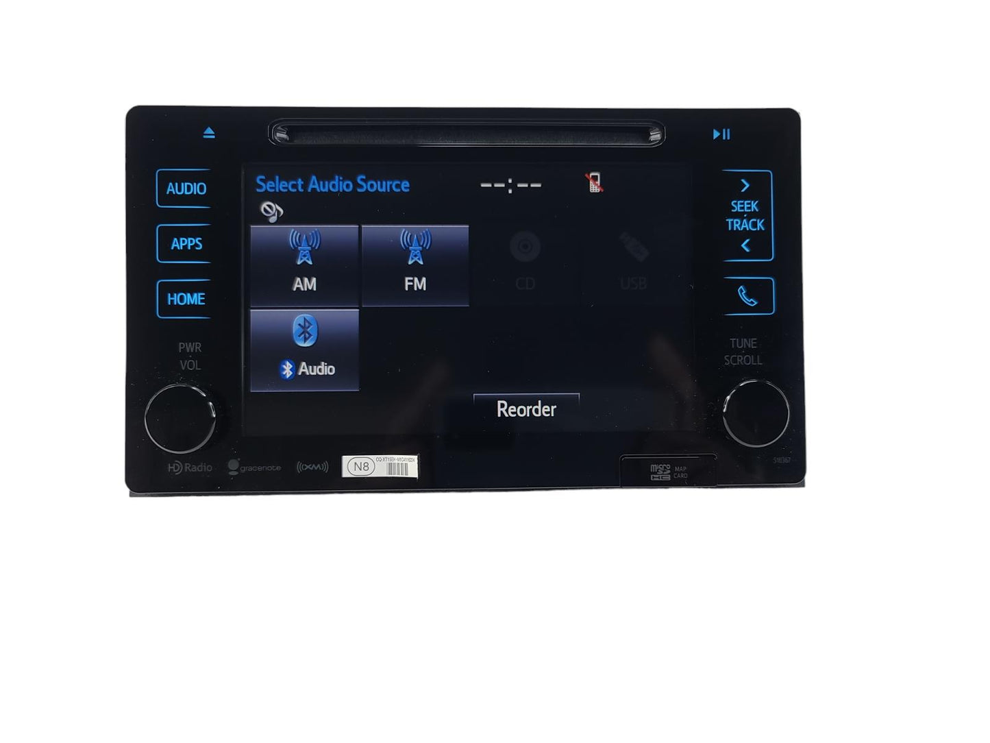 16-19 Toyota Tacoma Radio Receiver Navigation 86100-04183 OEM 510367
