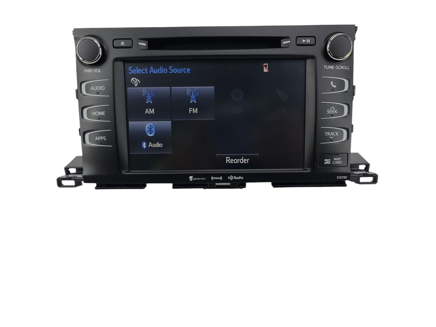 2014- 2019 TOYOTA Highlander OEM Radio & Navigation Screen Display Receiver 86100-0E293