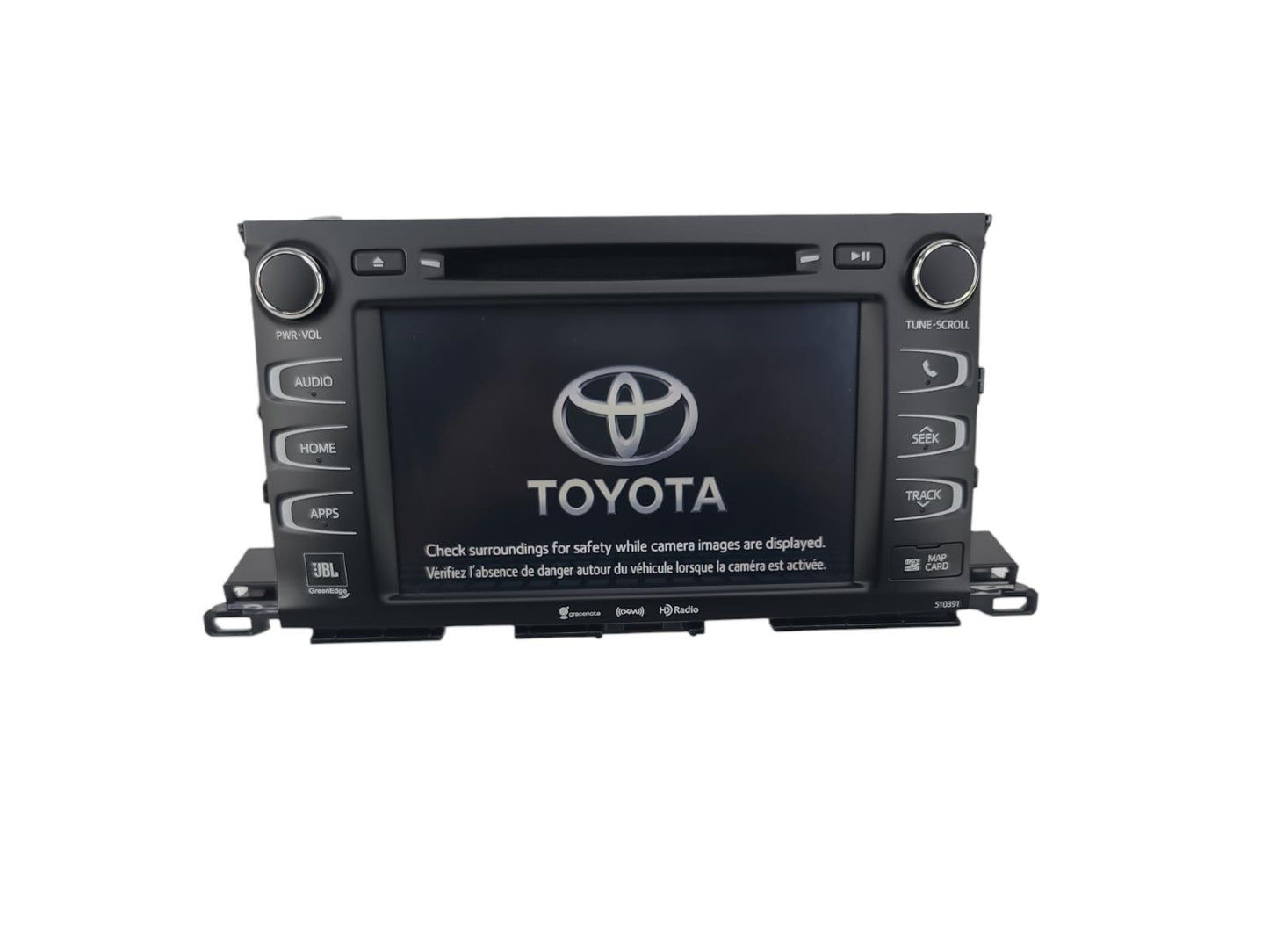 2014-2015 Toyota Highlander OEM Gracenote Navigation HD Radio Receiver