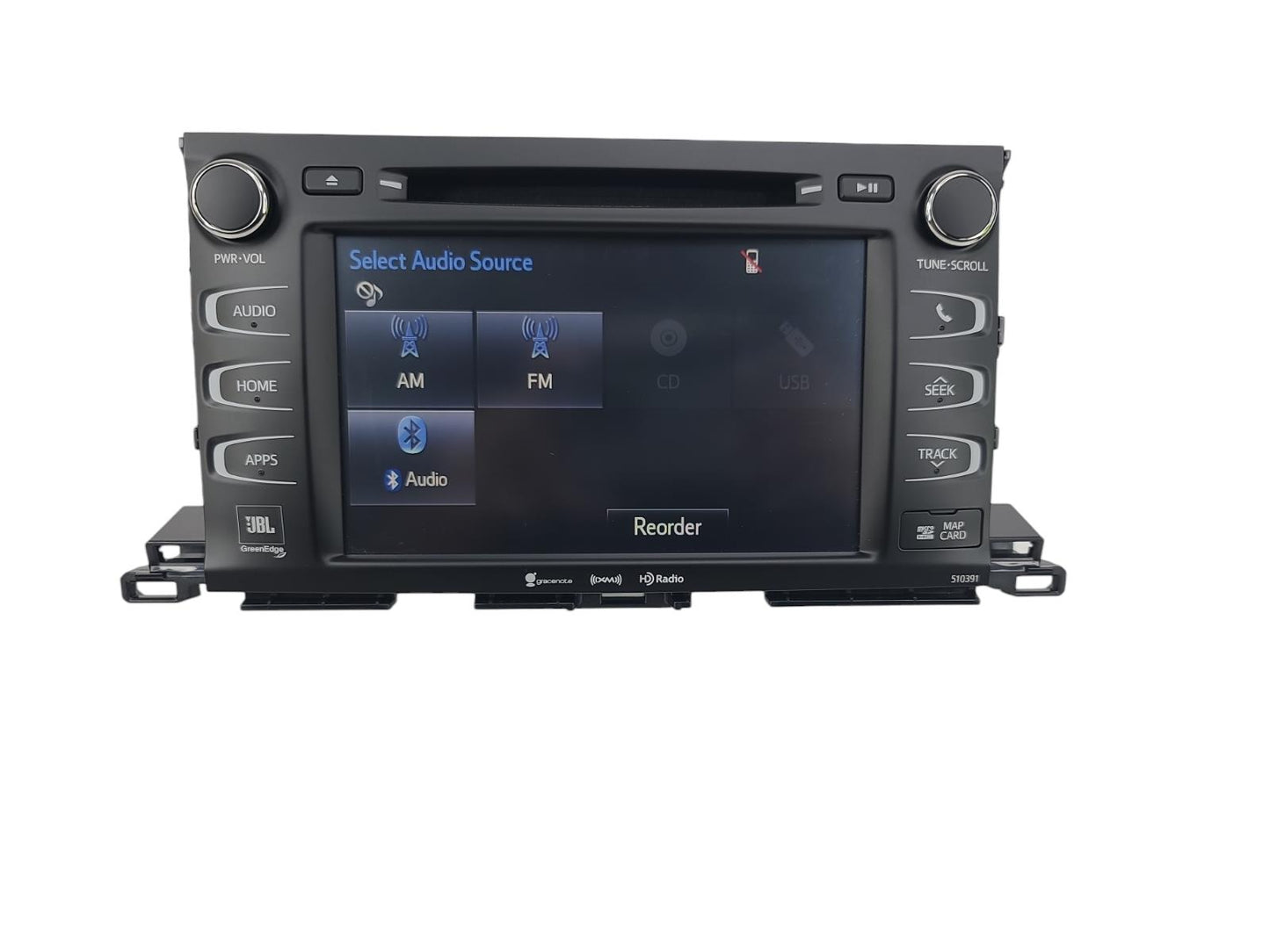 2014-2015 Toyota Highlander OEM Gracenote Navigation HD Radio Receiver