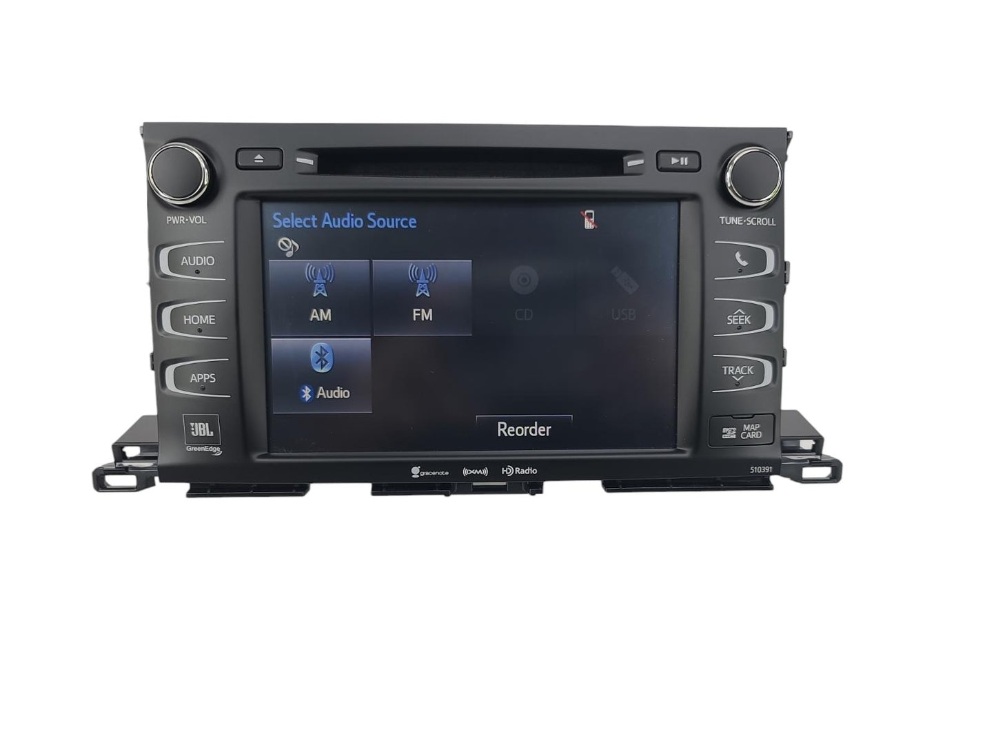 2014-2015 Toyota Highlander OEM Gracenote Navigation HD Radio Receiver