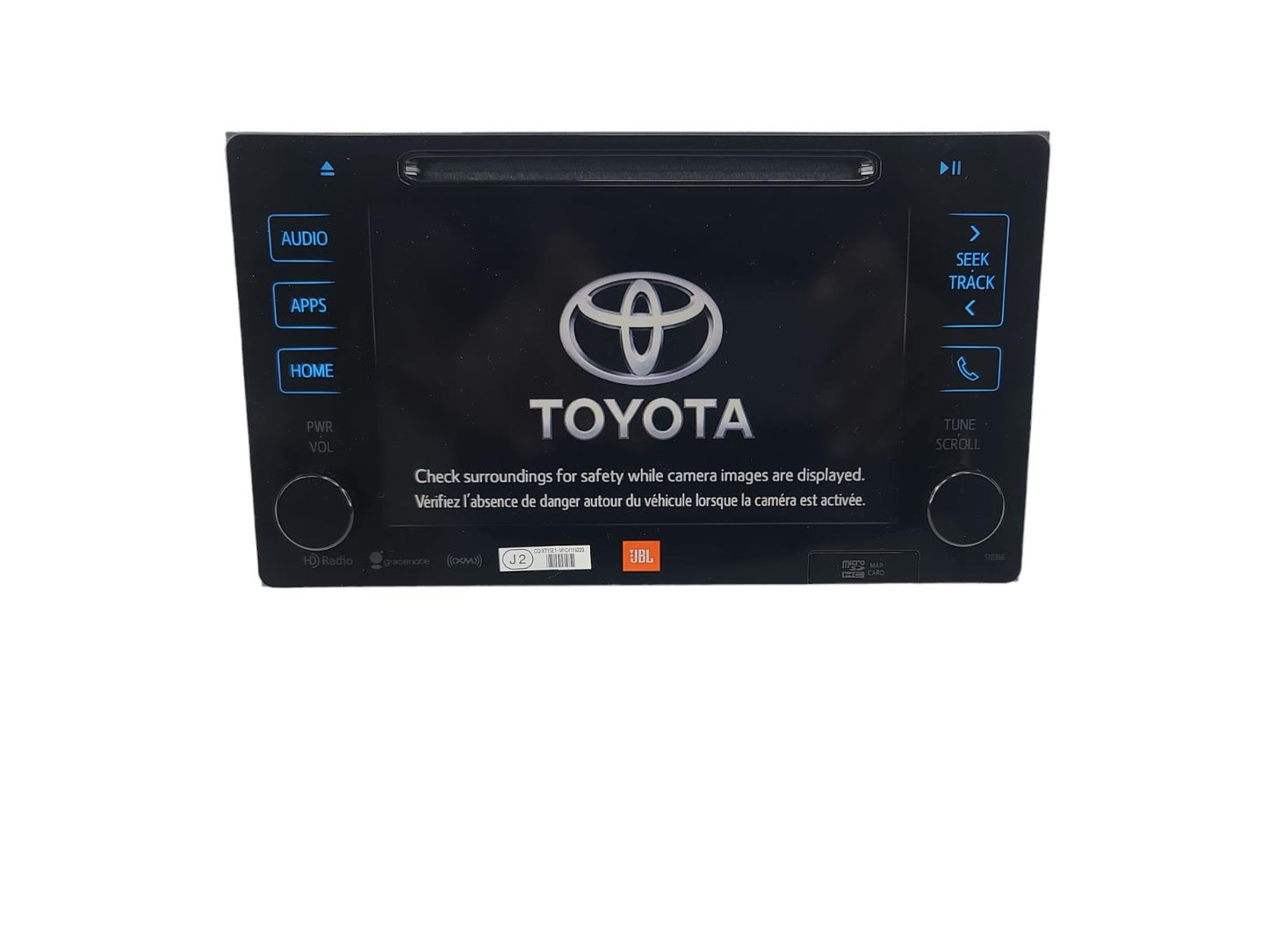 GENUINE 2019 OEM TOYOTA TACOMA RADIO JBL NAVIGATION ENTUNE HEAD-UNIT 86100-04173