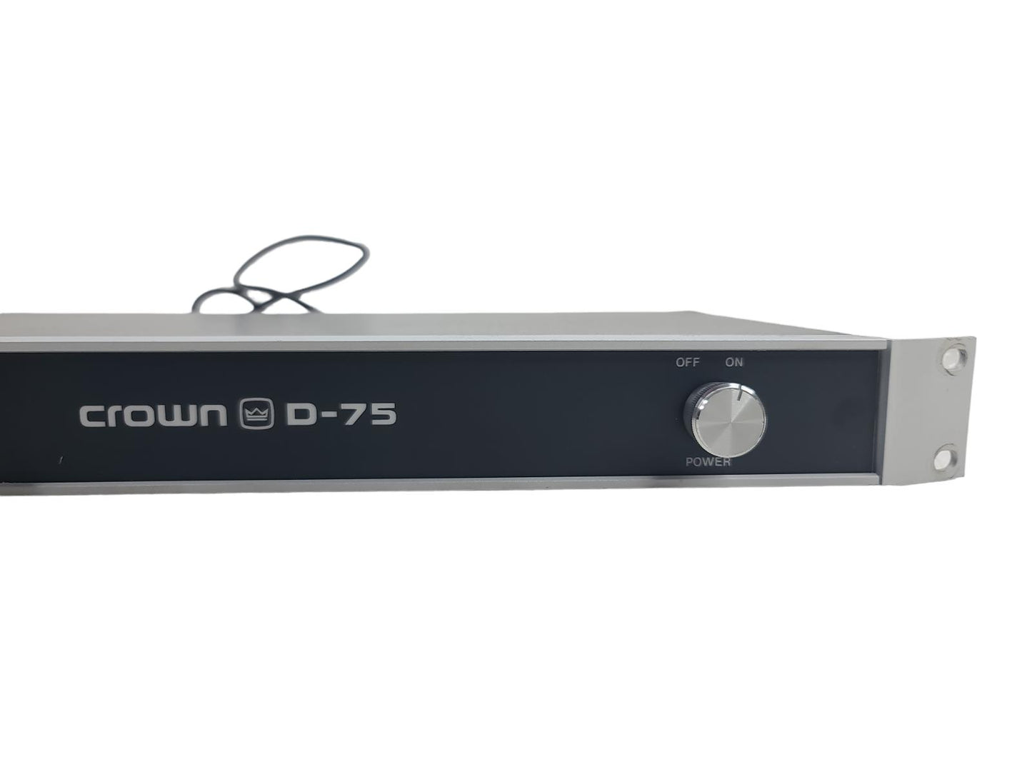 Crown D-75 2-Channel 240W Rack Mountable Professional Stereo Power Amplifier