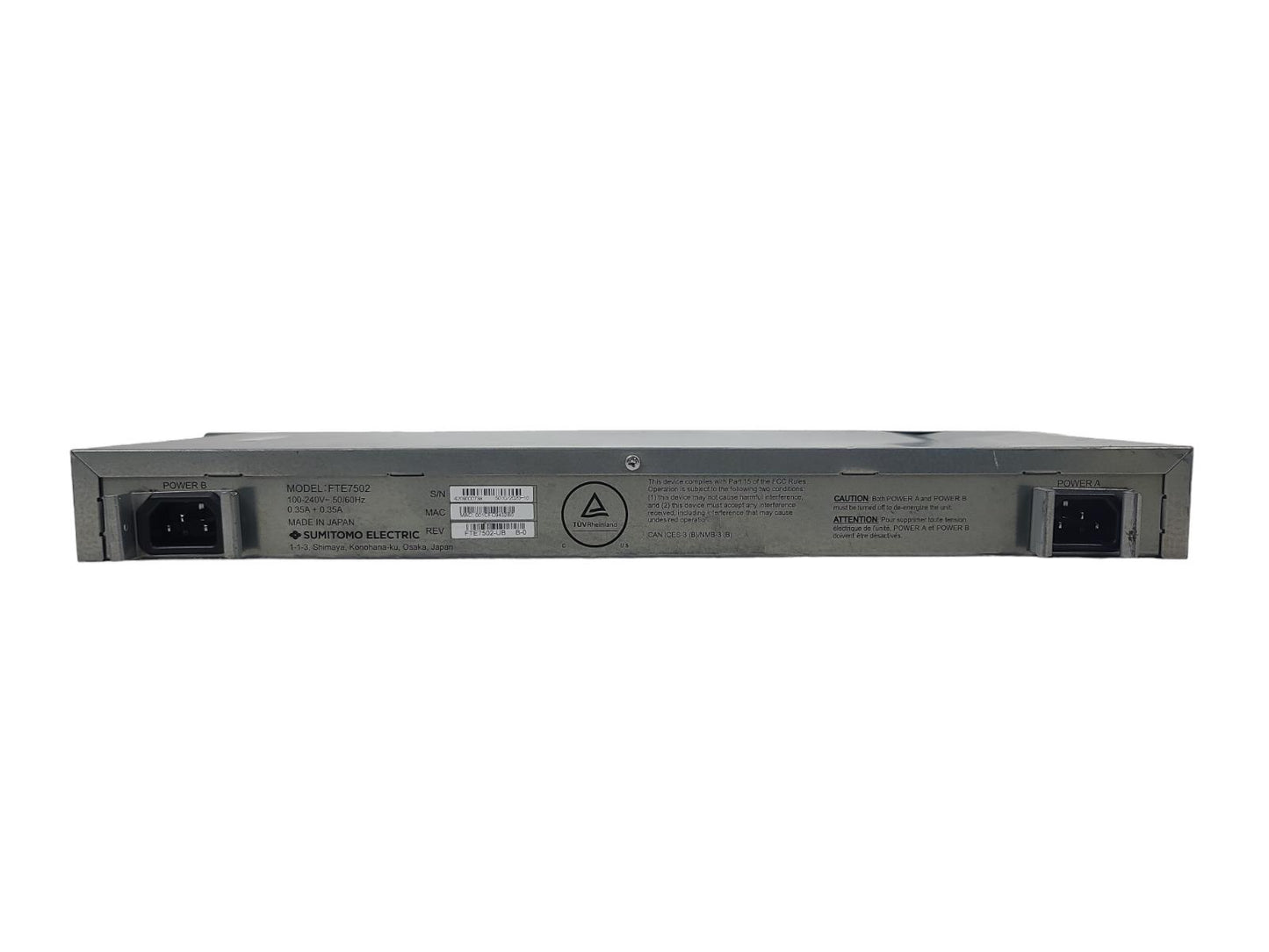 Sumitomo Electric FTE7502 10G-EPON Optical Networking Unit