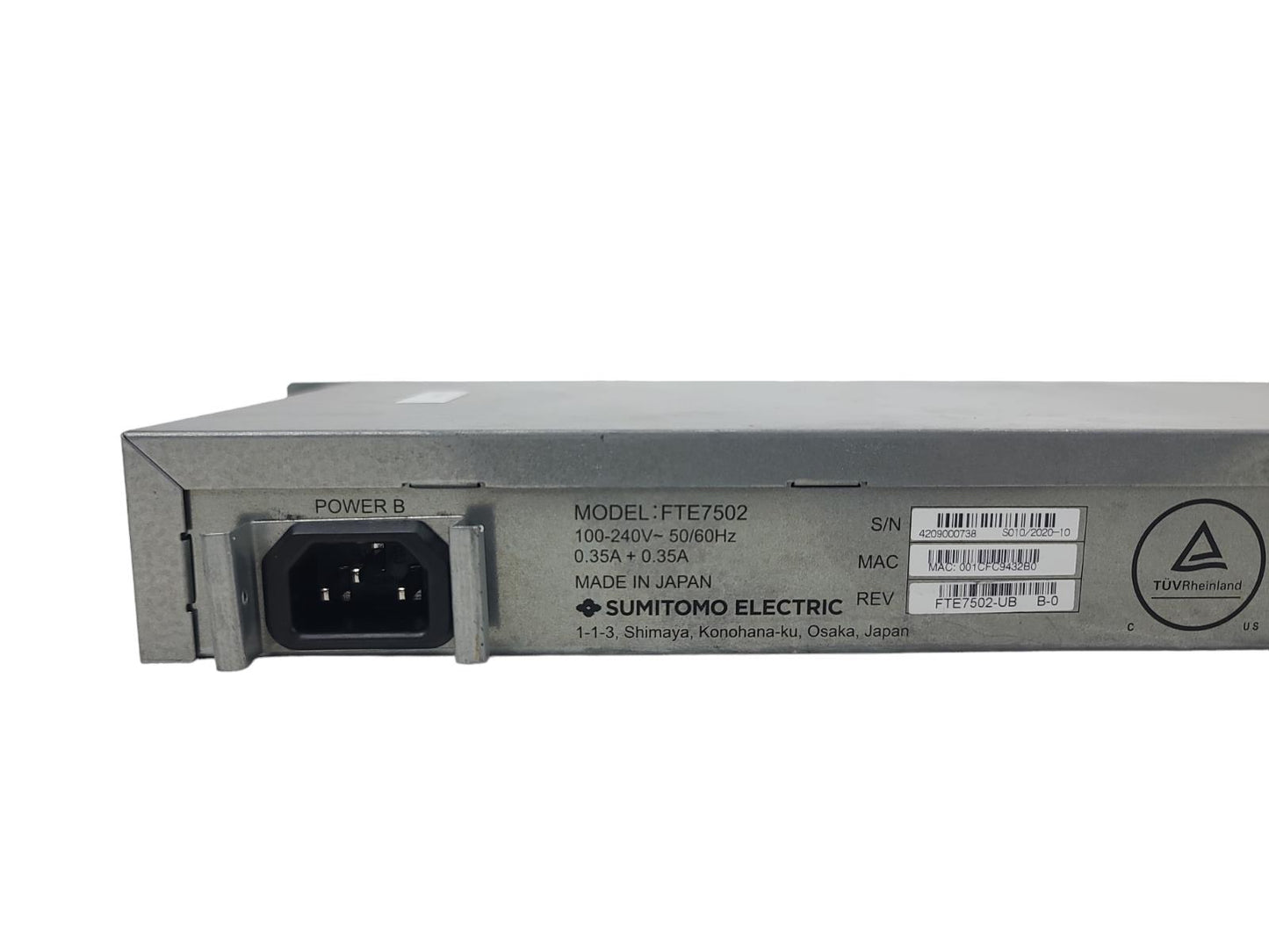 Sumitomo Electric FTE7502 10G-EPON Optical Networking Unit