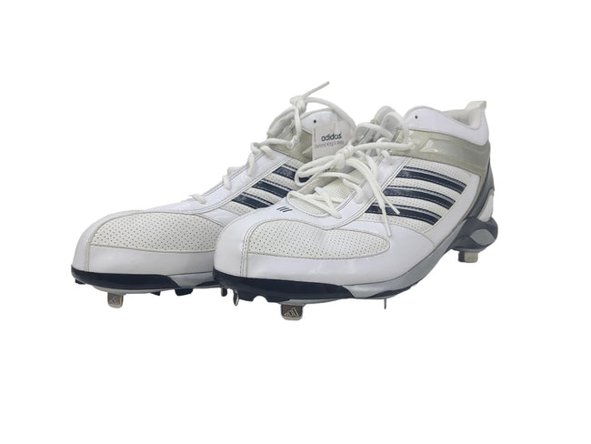 ADIDAS BASEBALL DIAMOND KING 9 META MID MEN SHOES WHITE/BLACK G05175