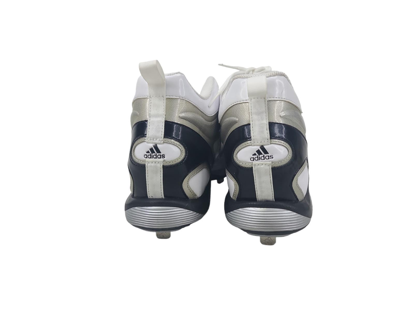 ADIDAS BASEBALL DIAMOND KING 9 META MID MEN SHOES WHITE/BLACK G05175