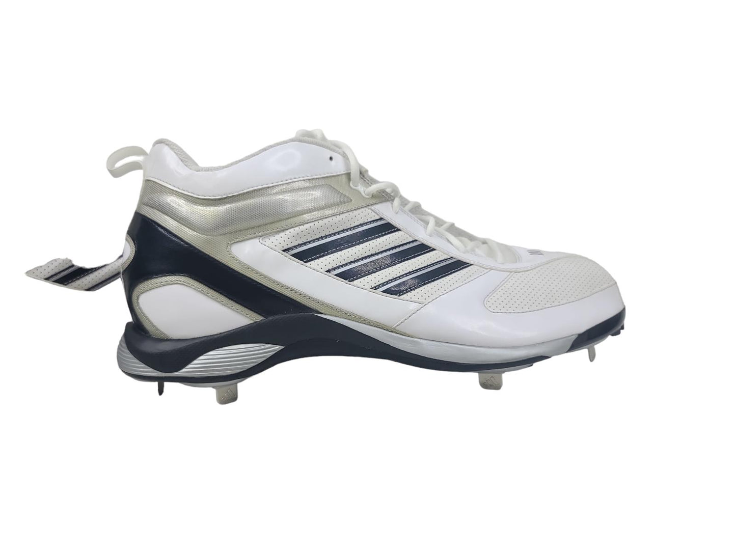 ADIDAS BASEBALL DIAMOND KING 9 META MID MEN SHOES WHITE/BLACK G05175