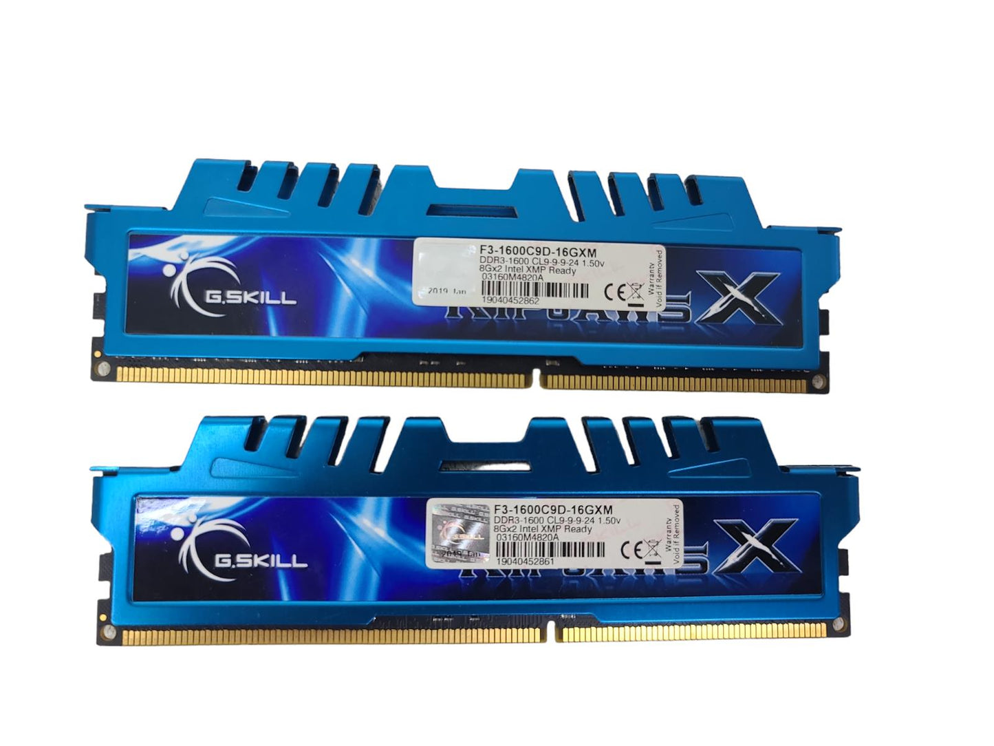 G.Skill Ripjaws X DDR3-1600 1.50v F3-1600C9D-16GXM (2X8GB) Intel XMP Ready