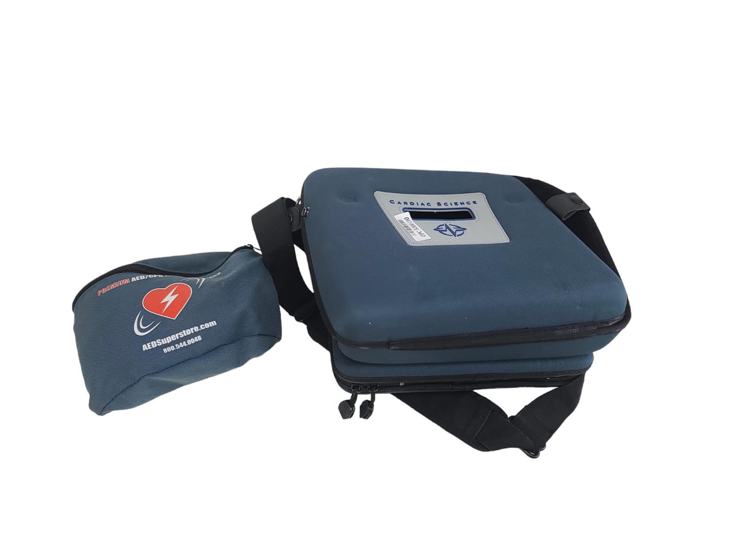 CARDIAC SCIENCE POWERHEART AED G3 two batteries with other accessories