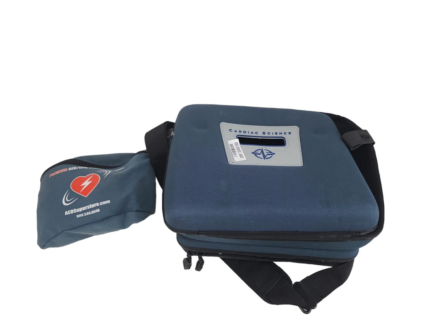 CARDIAC SCIENCE POWERHEART AED G3 two batteries with other accessories