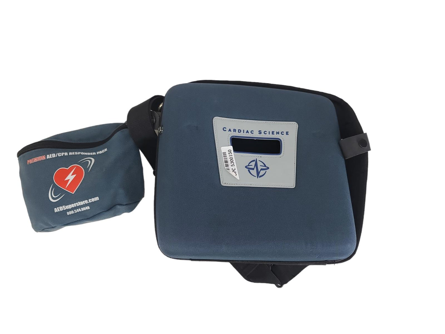 CARDIAC SCIENCE POWERHEART AED G3 two batteries with other accessories