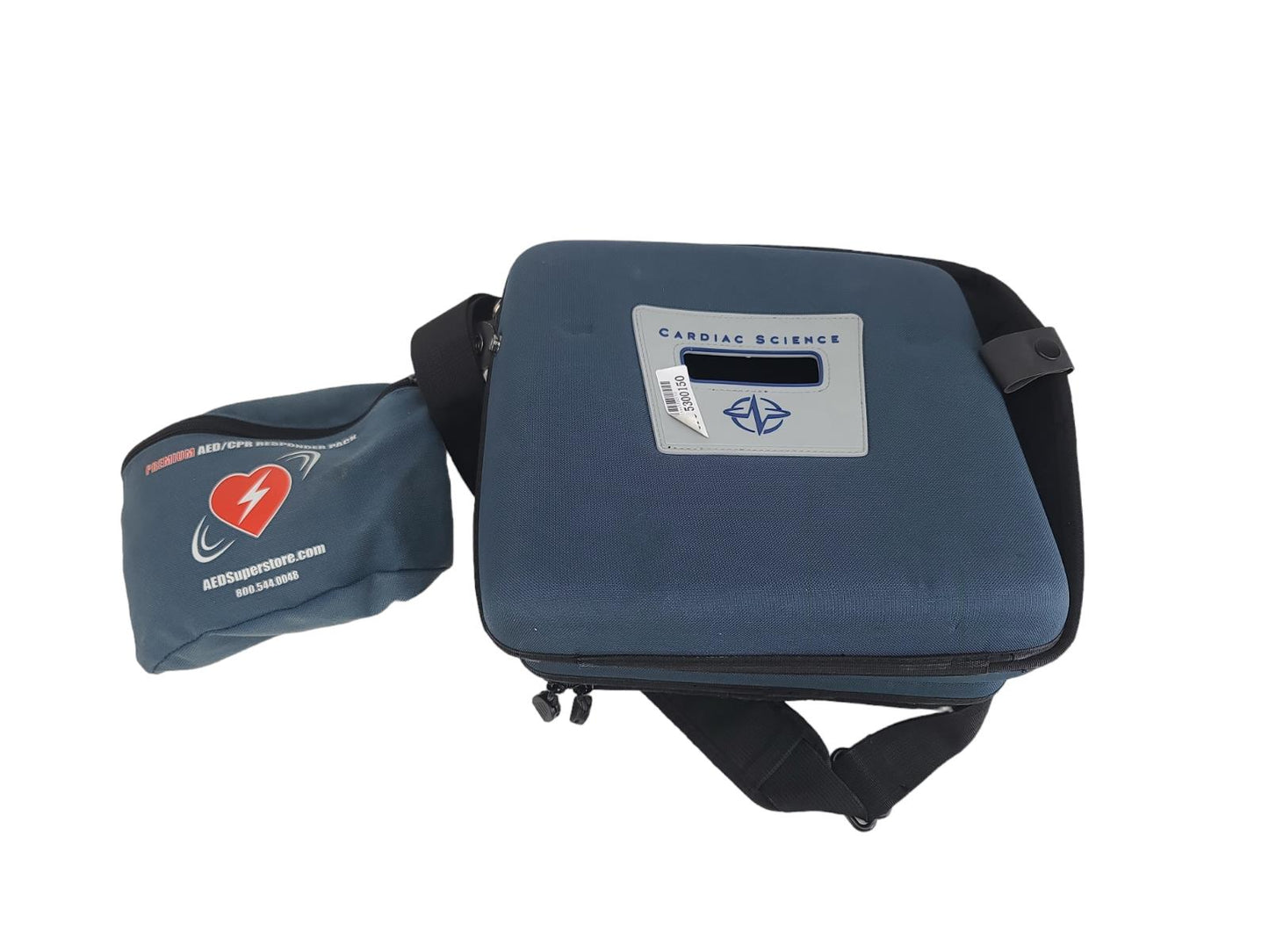 CARDIAC SCIENCE POWERHEART AED G3 two batteries with other accessories