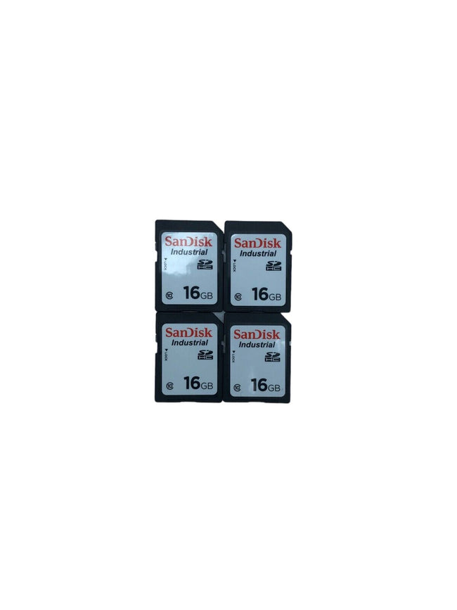 Lot of 4 Sandisk Industrial 16GB SD card