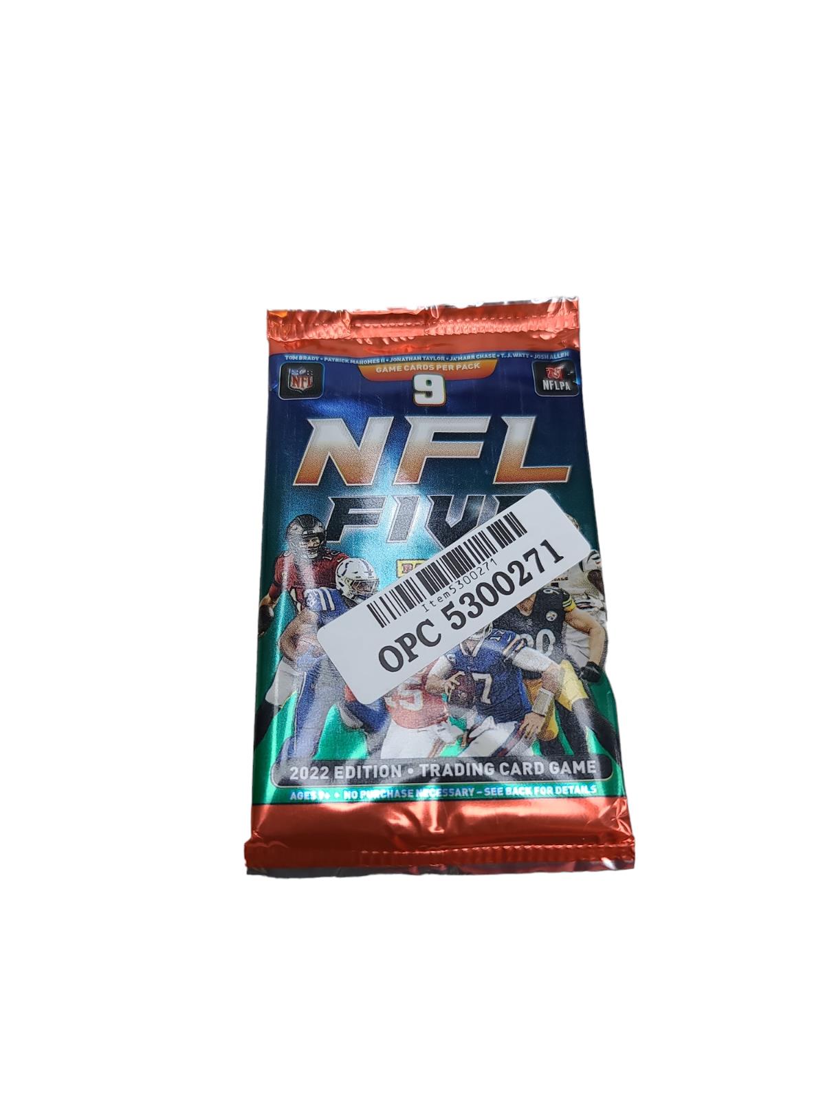 PANINI NFL FIVE TCG 2022 Guaranteed FOIL In Each Pack - NEW