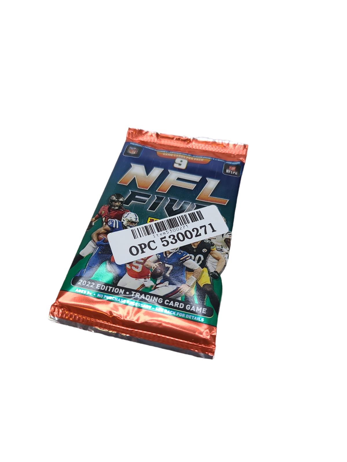 PANINI NFL FIVE TCG 2022 Guaranteed FOIL In Each Pack - NEW