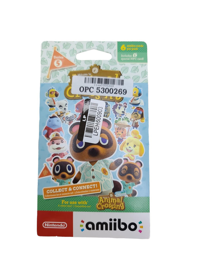 【Brand New】Nintendo Animal Crossing amiibo Cards - Series 5 (6 Card Pack)