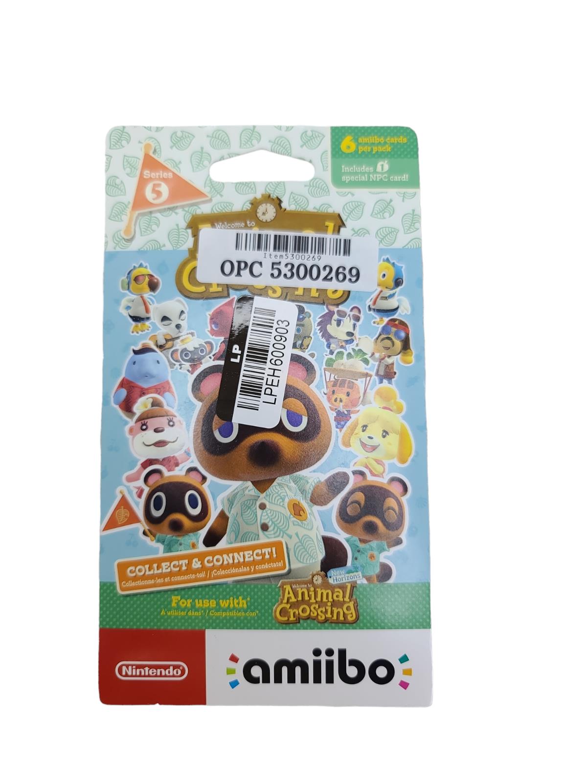 【Brand New】Nintendo Animal Crossing amiibo Cards - Series 5 (6 Card Pack)