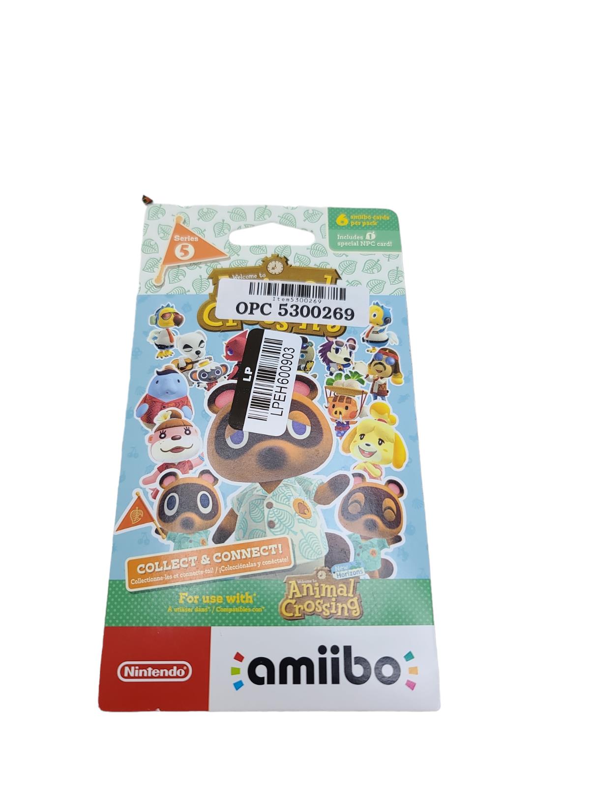 【Brand New】Nintendo Animal Crossing amiibo Cards - Series 5 (6 Card Pack)