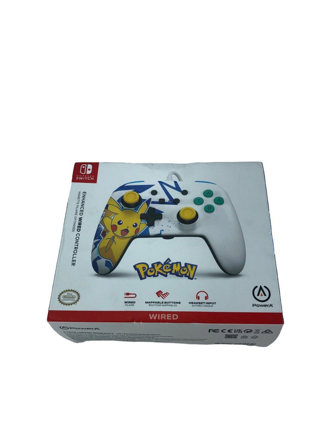 PowerA Enhanced Wired Controller  Nintendo Switch Pokemon/Pikachu High Voltage