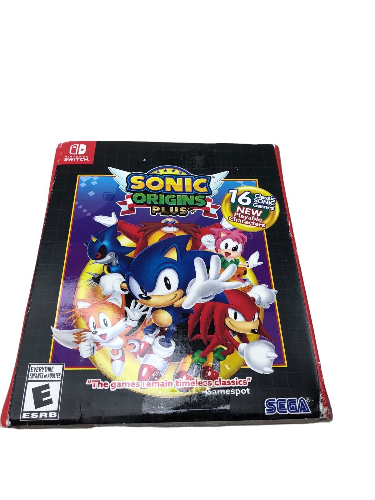 Sonic Origins Plus Switch Nintendo with Artbook Sealed 2023