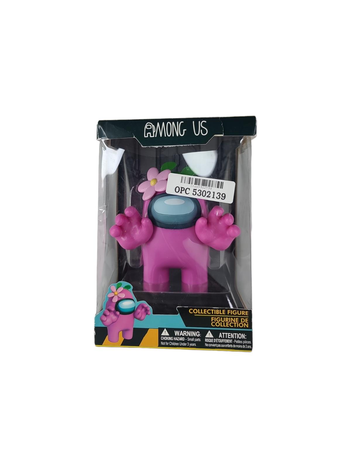 Among Us Crewmates Pink With Flower Toikido Collectible Figure - NEW