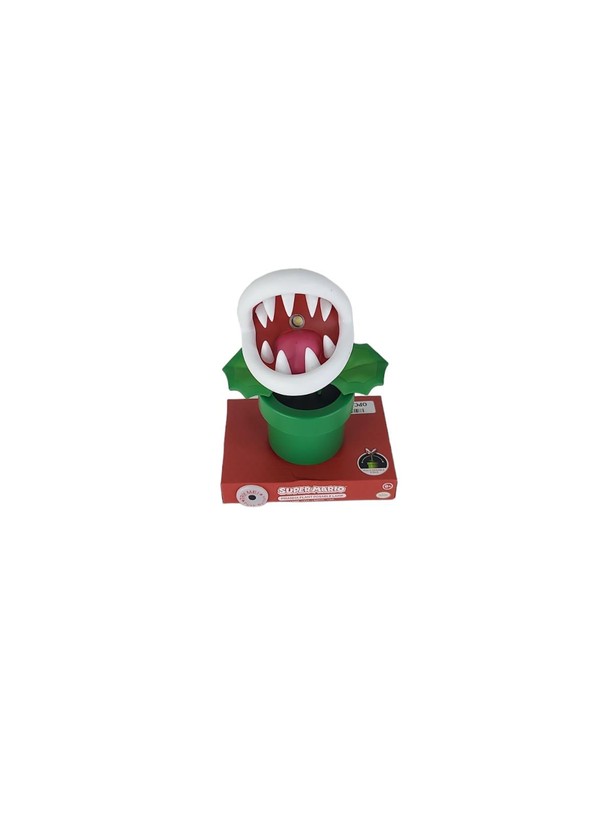 Super Mario Paladone Nintendo Piranha Plant Posable LED kid's desk lamp light