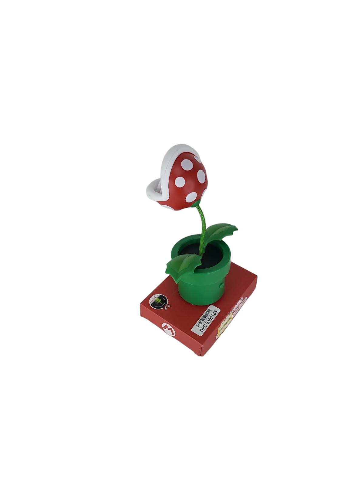 Super Mario Paladone Nintendo Piranha Plant Posable LED kid's desk lamp light