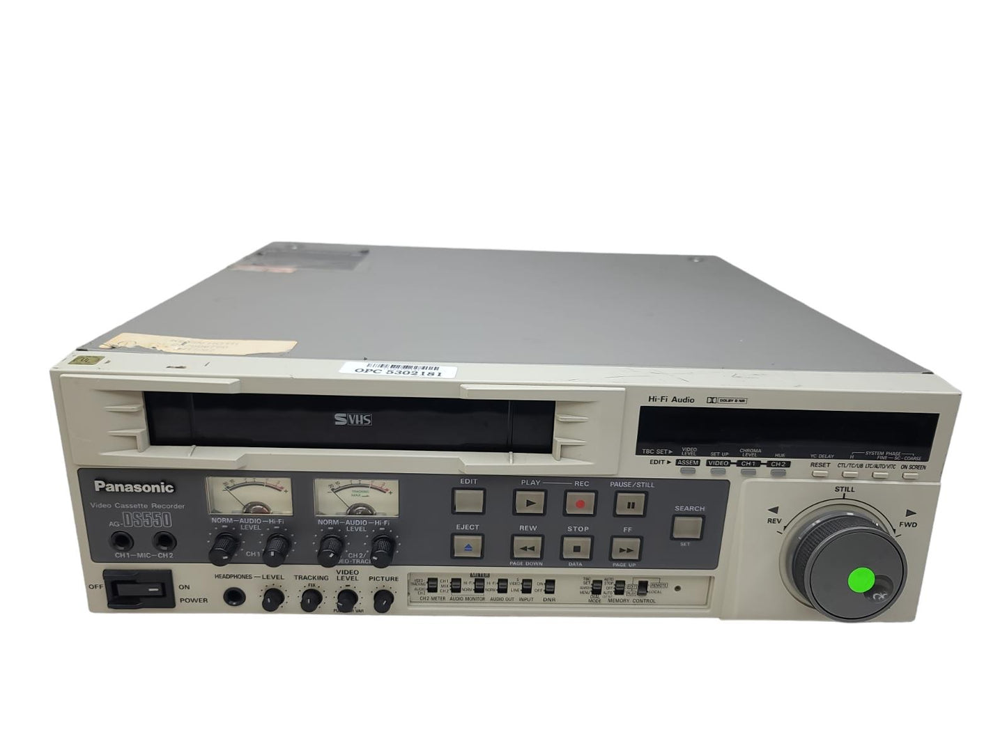 PANASONIC AG-DS550P VHS Recorder