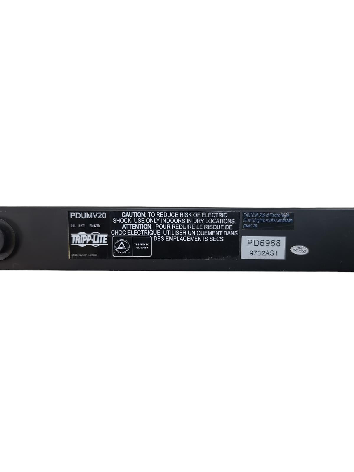 Tripplite PDUMV30HVNET 24A 208/230v, Switched PDU, AGPD7898