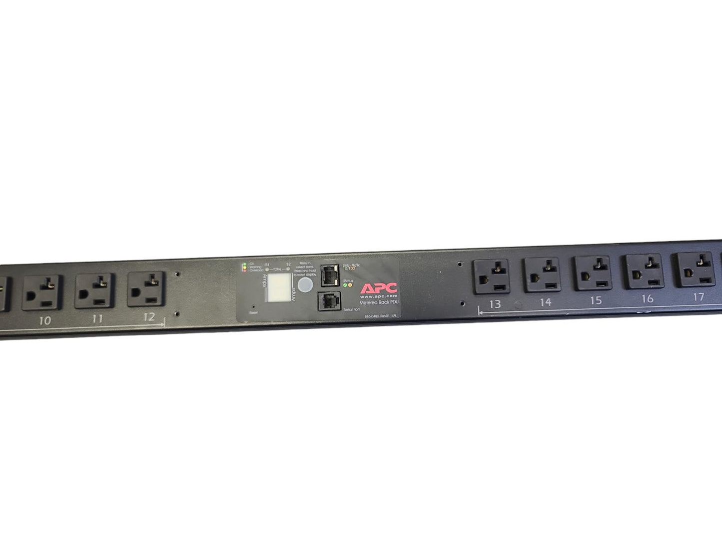 APC AP7832 Metered PDU 0U 30A 120V (24x) 5-20R Outlets L5-30P Input