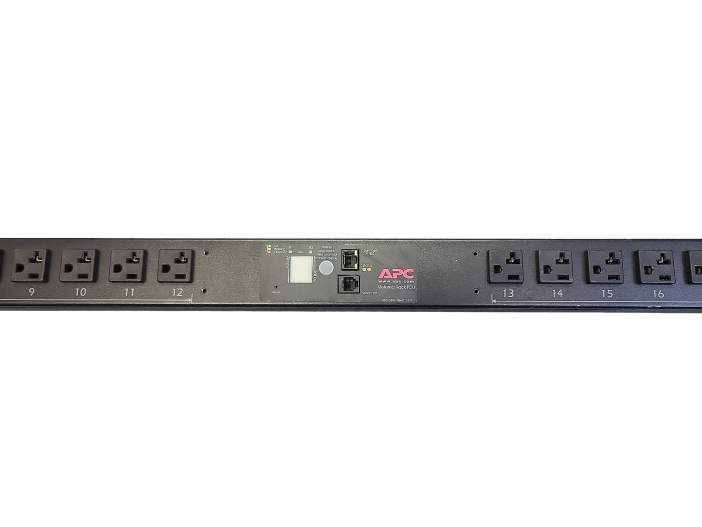 APC AP7832 Metered PDU 0U 30A 120V (24x) 5-20R Outlets L5-30P Input