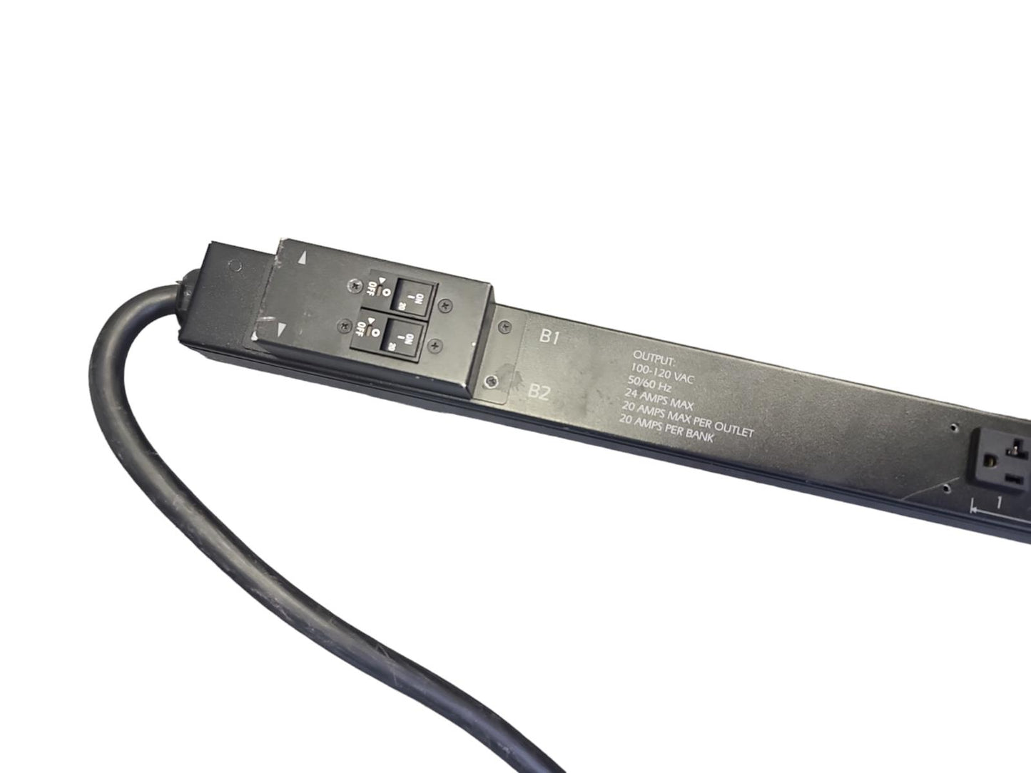 APC AP7832 Metered PDU 0U 30A 120V (24x) 5-20R Outlets L5-30P Input