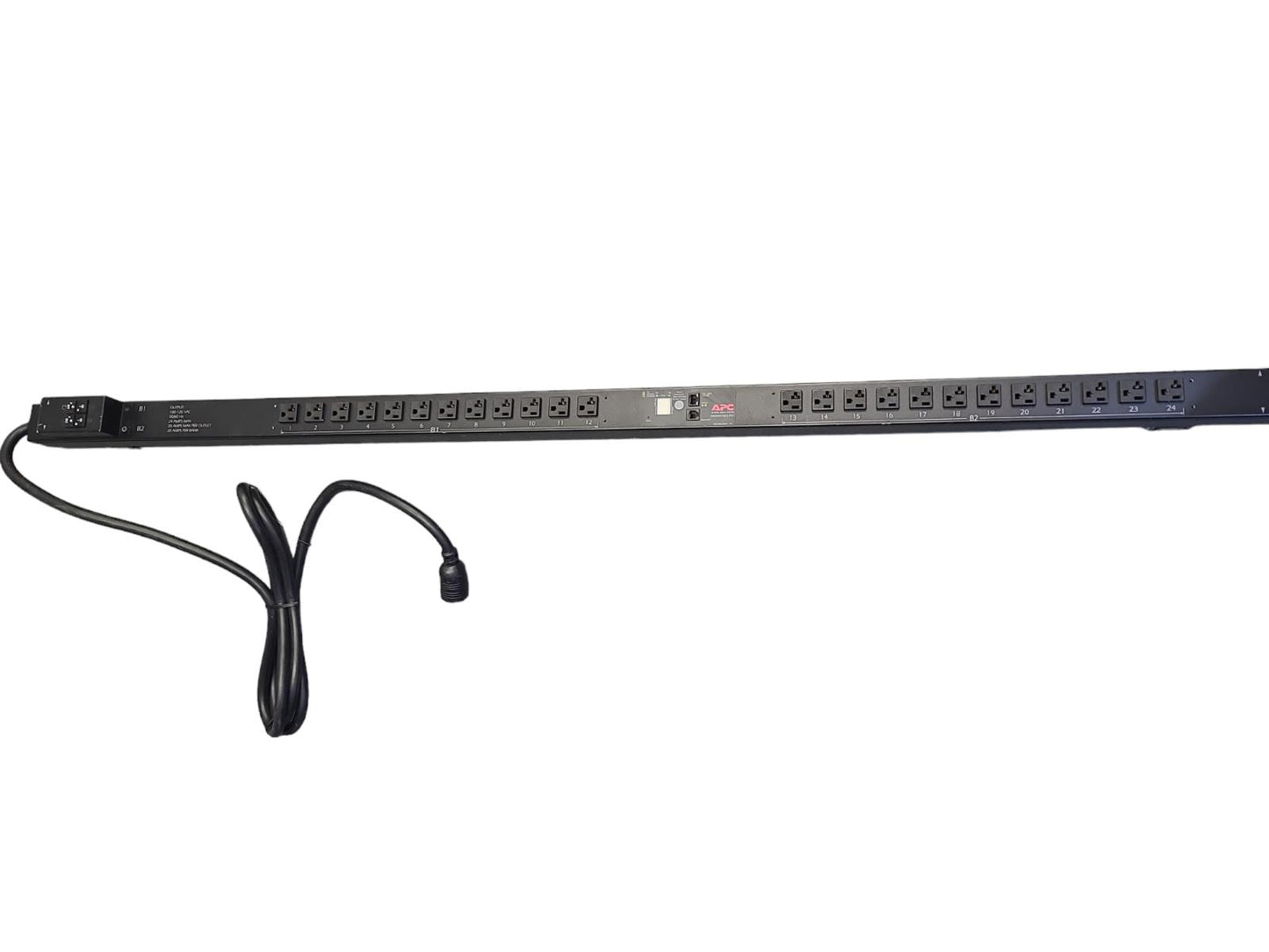 APC AP7832 Metered PDU 0U 30A 120V (24x) 5-20R Outlets L5-30P Input