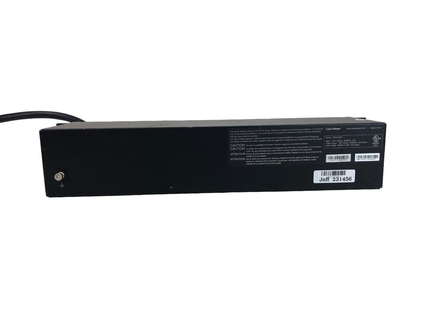 CyberPower PDU31003 100 - 120 VAC 30A Monitored PDU (PDU31003)