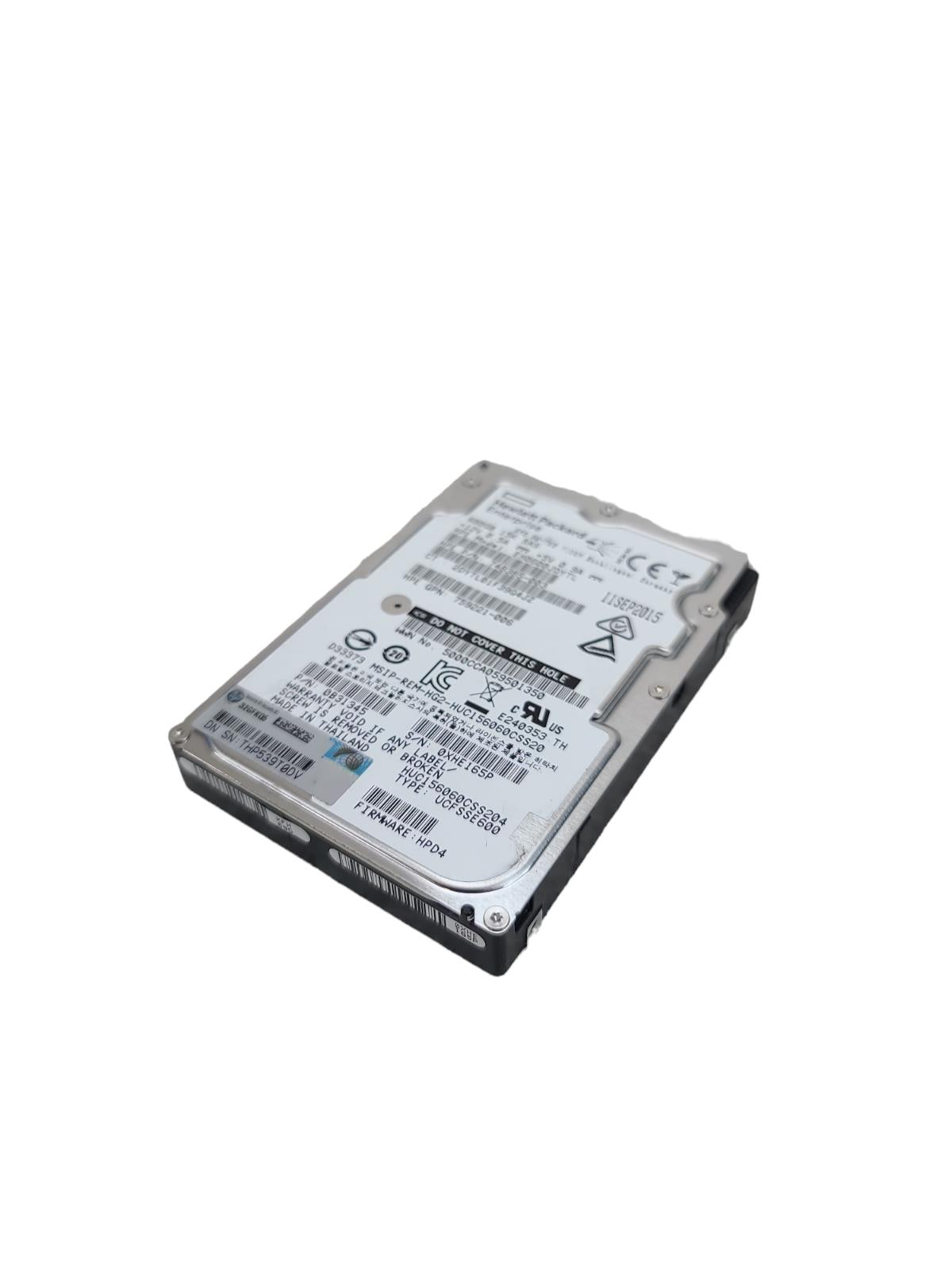 Hewlett Packard Enterprise 600GB 15K SAS EH0600JDYTL