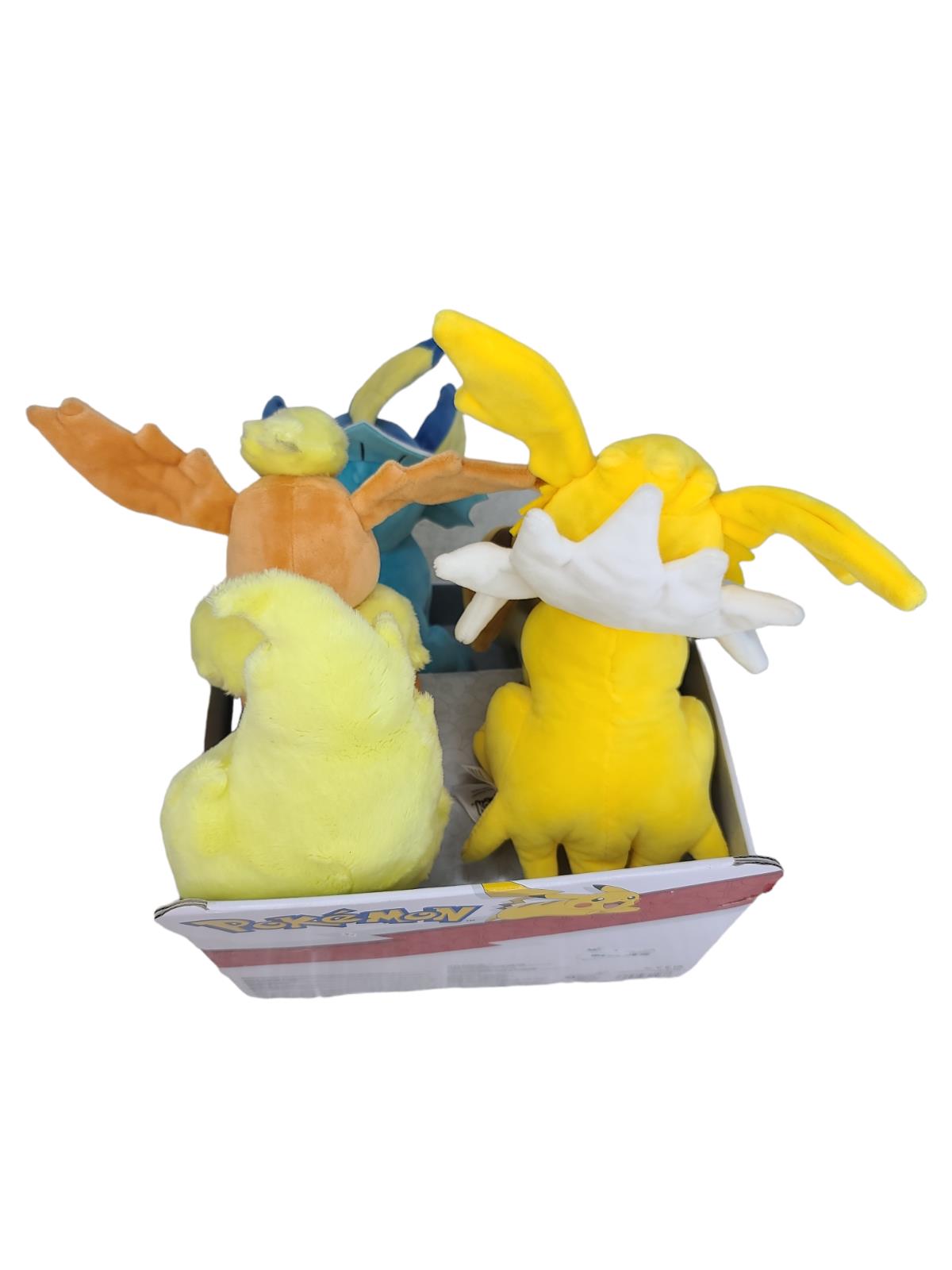 Pokemon Eevee Plush Collection 4-Pack Jolteon Flareon Vaporeon 10” - NEW