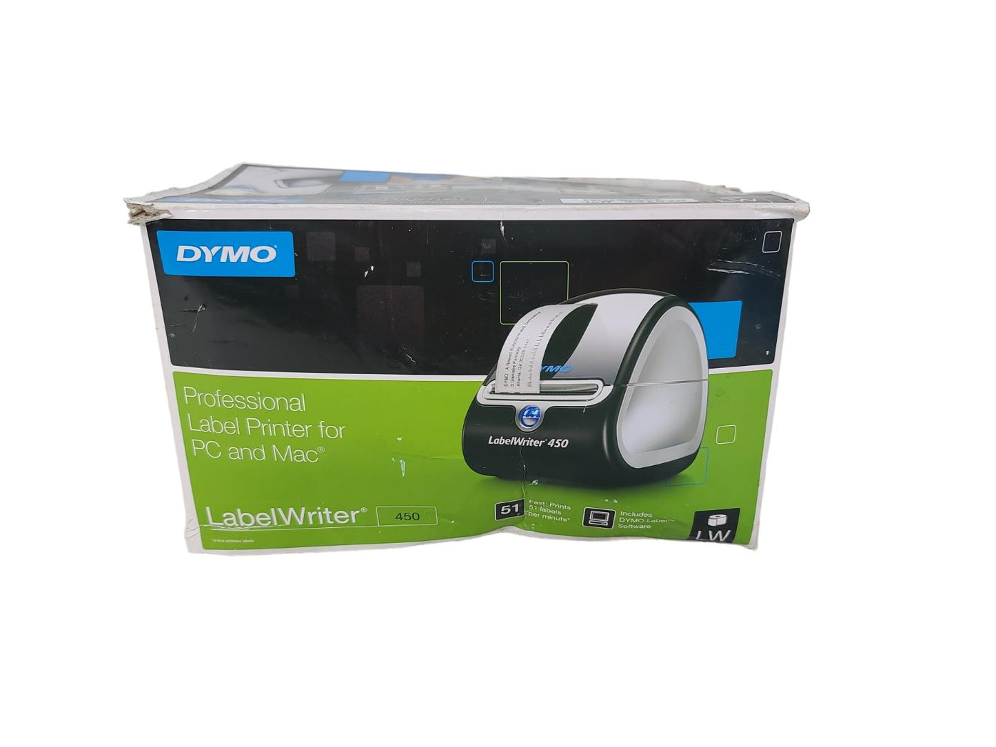 Dymo LabelWriter 450 Thermal Label Writer Printer with AC Adapter