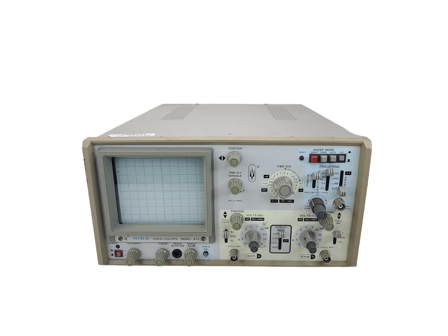 NIDA Model 470 Oscilloscope Laboratory Student Unit Portable Benchtop