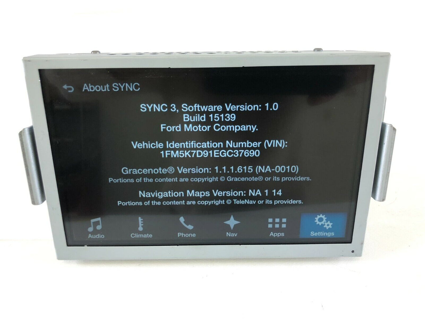 2015 16 Ford Lincoln Fiesta Mustang OEM Sync Module W/ Navigation GJ5T-14G370-CL