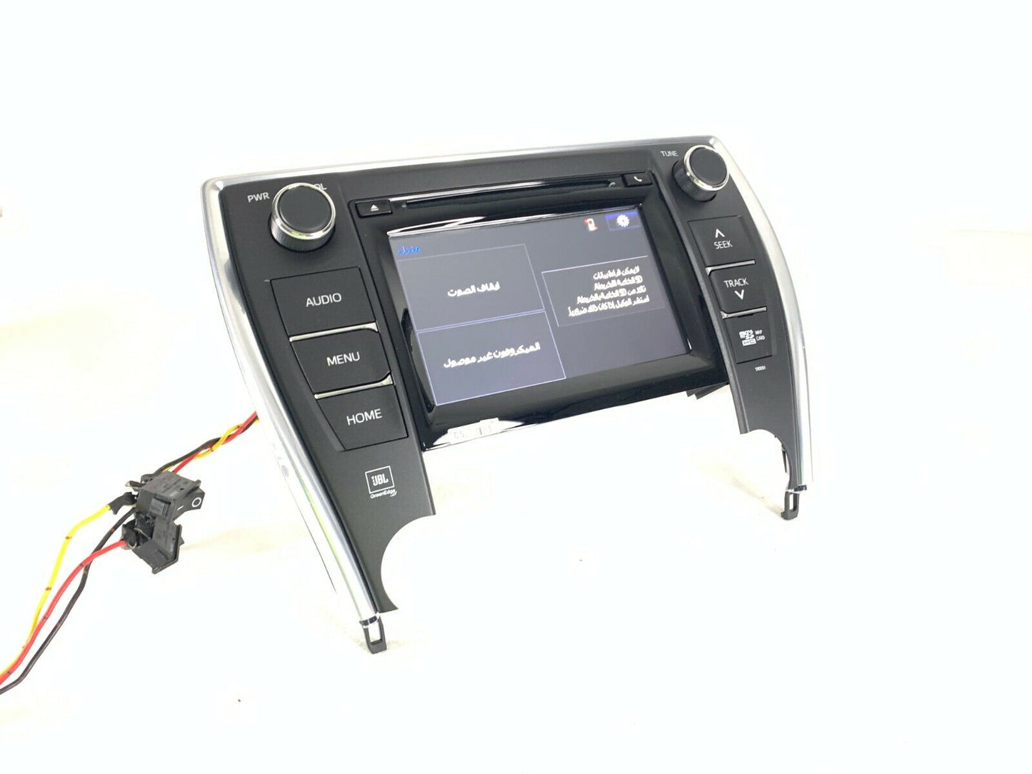 15-17 TOYOTA Camry JBL navigation GPS RADIO OEM  faceplate 510051 86804-06120